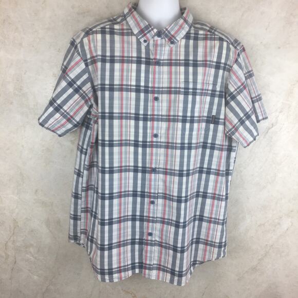 Columbia Sportswear Company Plaid  Short-Sleeve Button-Up  Shirt Men's Size XL - Picture 1 of 15